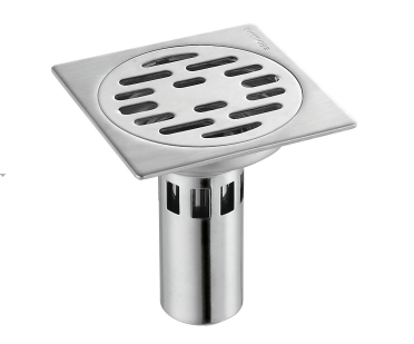 不銹鋼拉絲地漏RF-743B（深水封）